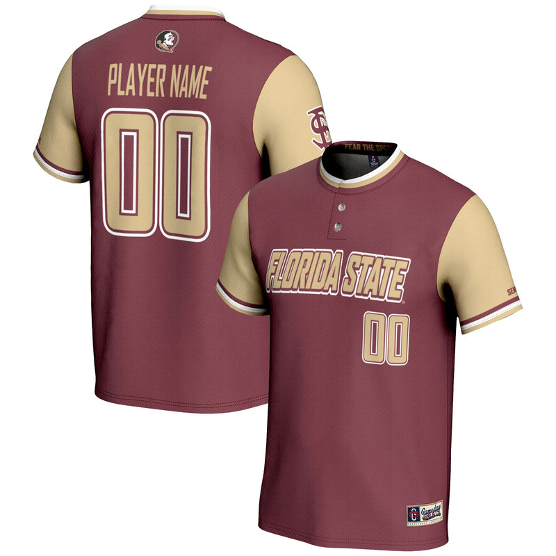 Florida State Seminoles GameDay Greats NIL Pick-A-Player Lightweight Softball Jersey – Garnet