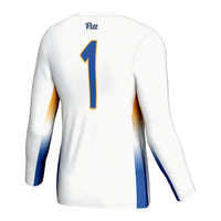 #1 Pitt Panthers GameDay Greats Lightweight Volleyball Jersey - White