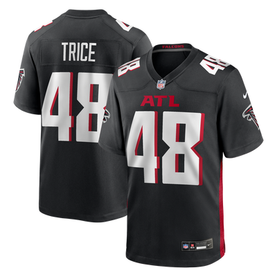 Atlanta Falcons Bralen Trice Nike Black Team Game Jersey