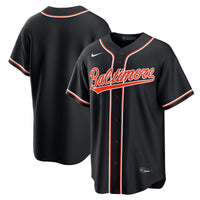 Baltimore Orioles Nike Fashion Replica Black Out Jersey