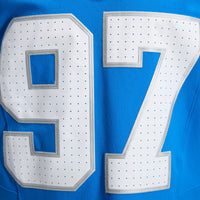 Detroit Lions Aidan Hutchinson Nike Blue Team Vapor F.U.S.E. Elite Jersey