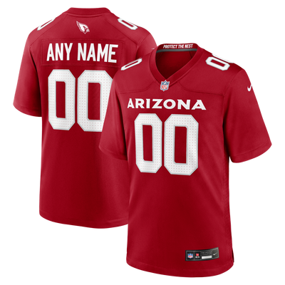 Arizona Cardinals Nike Cardinal Custom Game Jersey
