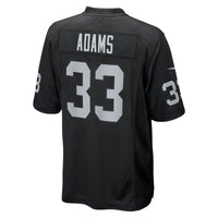 Las Vegas Raiders Jamal Adams Nike Black Team Game Jersey