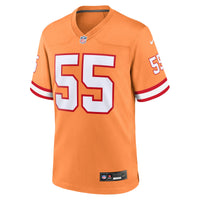 Tampa Bay Buccaneers Derrick Brooks Nike Orange Throwback Game Jersey