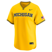 Nike Maize Michigan Wolverines Alternate Limited Baseball Jersey