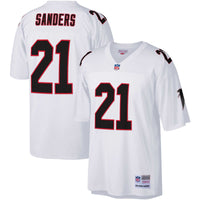 Atlanta Falcons Deion Sanders Mitchell & Ness White Big & Tall 1992 Retired Player Replica Jersey
