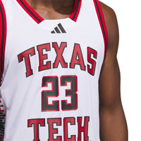#23 Texas Tech Red Raiders adidas Replica Swingman Jersey - White
