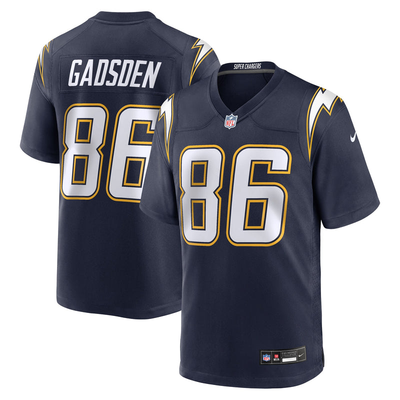 Los Angeles Chargers Oronde Gadsden Nike Navy Alternate 2 Super Chargers Game Jersey