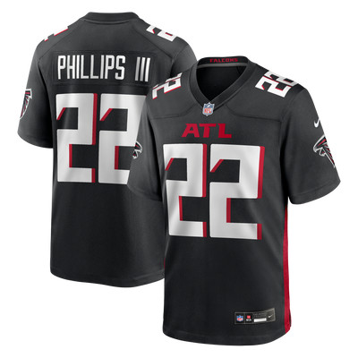 Atlanta Falcons Clark Phillips III Nike Black Team Game Jersey