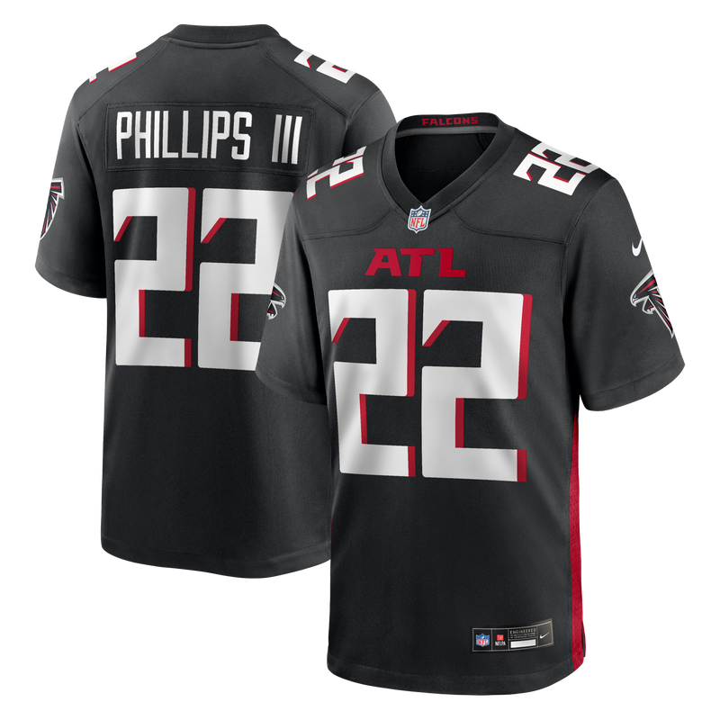 Atlanta Falcons Clark Phillips III Nike Black Team Game Jersey