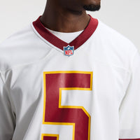 Washington Commanders Jayden Daniels Nike White Game Super Bowl Era Jersey