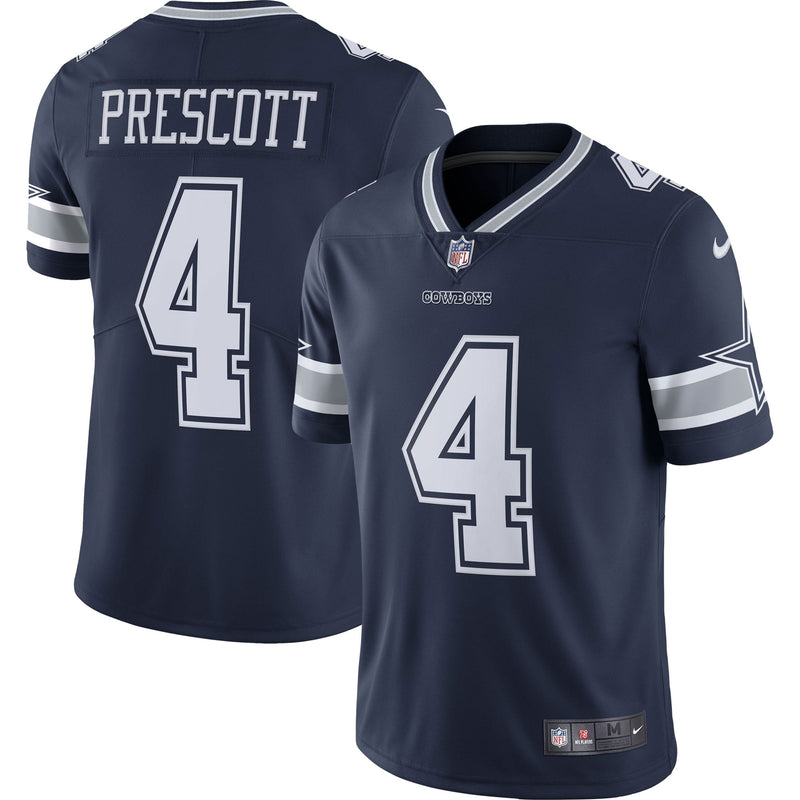 Dallas Cowboys Dak Prescott Nike Navy Vapor Limited Player Jersey