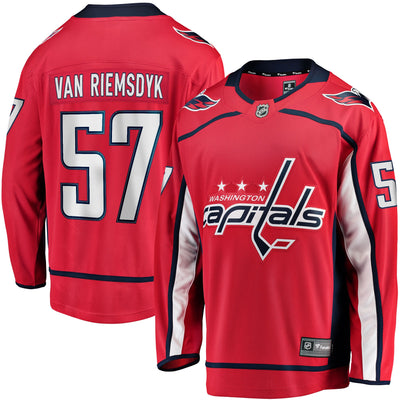 Washington Capitals Trevor van Riemsdyk Fanatics Red Home Breakaway Jersey