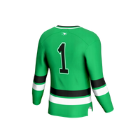 North Dakota GameDay Greats Lightweight Hockey Fashion Jersey - Kelly Green
