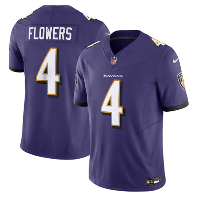 Baltimore Ravens Zay Flowers Nike Purple Vapor F.U.S.E. Limited Jersey
