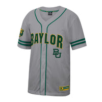 Baylor Bears Colosseum Free Spirited Baseball Jersey - Gray