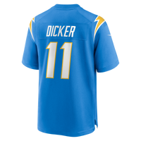 Los Angeles Chargers Cameron Dicker Nike Powder Blue Game Jersey