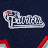 New England Patriots Tom Brady Mitchell & Ness Navy Super Bowl XXXVI Authentic Throwback Jersey