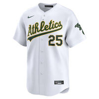 Athletics Brent Rooker Nike White Home Limited Player Jersey