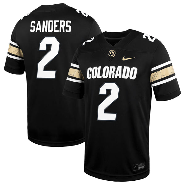 Shedeur Sanders Colorado Buffaloes Nike Alternate Alumni Game Jersey - Black