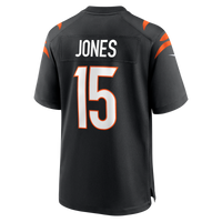 Cincinnati Bengals Charlie Jones Nike Black Team Game Jersey