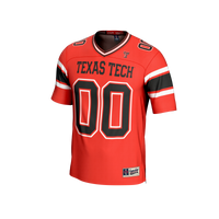 Texas Tech Red Raiders GameDay Greats Personalized Football Fashion Jersey - Red