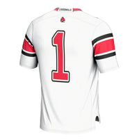 #1 Ball State Cardinals GameDay Greats Football Jersey - White