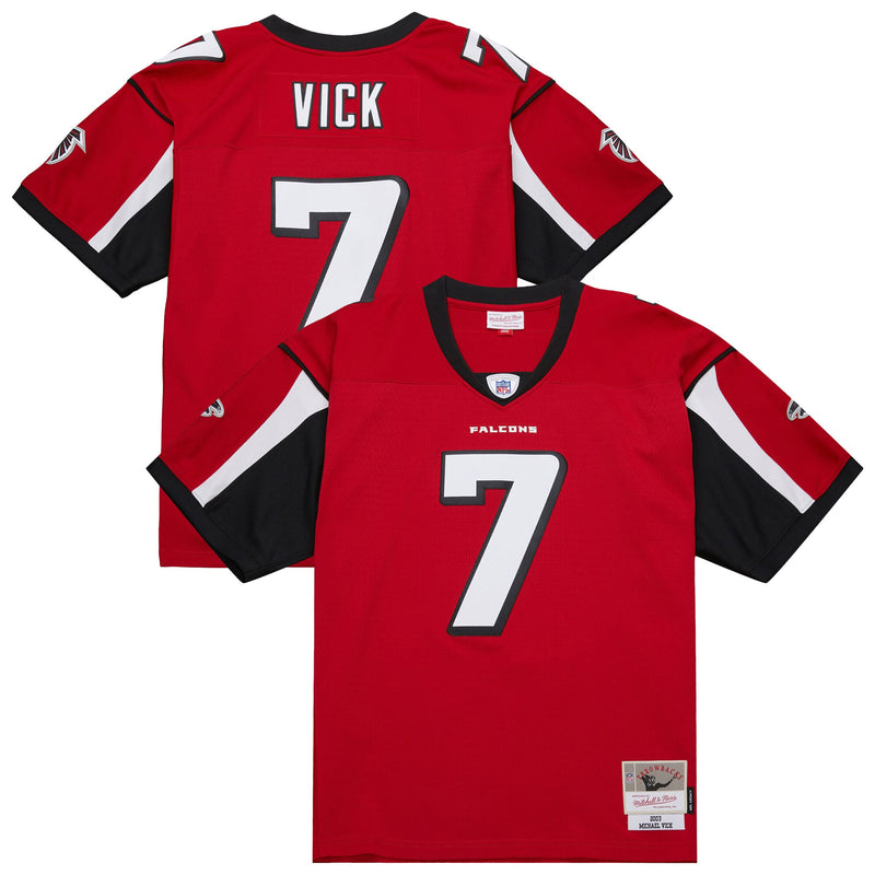 Atlanta Falcons Michael Vick Mitchell & Ness Red 2003 Legacy Replica Jersey