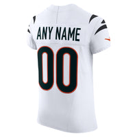 Cincinnati Bengals Nike White Vapor F.U.S.E. Elite Custom Jersey