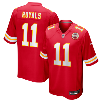 Kansas City Chiefs Jalen Royals Nike Red Team Game Jersey