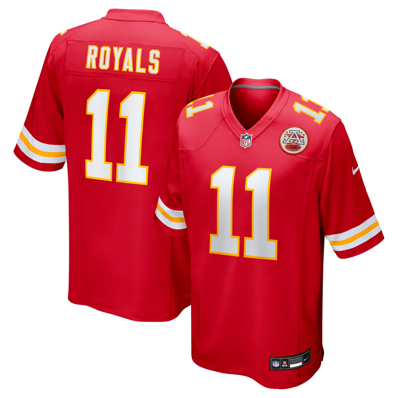 Kansas City Chiefs Jalen Royals Nike Red Team Game Jersey
