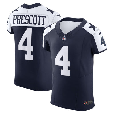 Dallas Cowboys Dak Prescott Nike Navy Alternate Vapor F.U.S.E. Elite Jersey