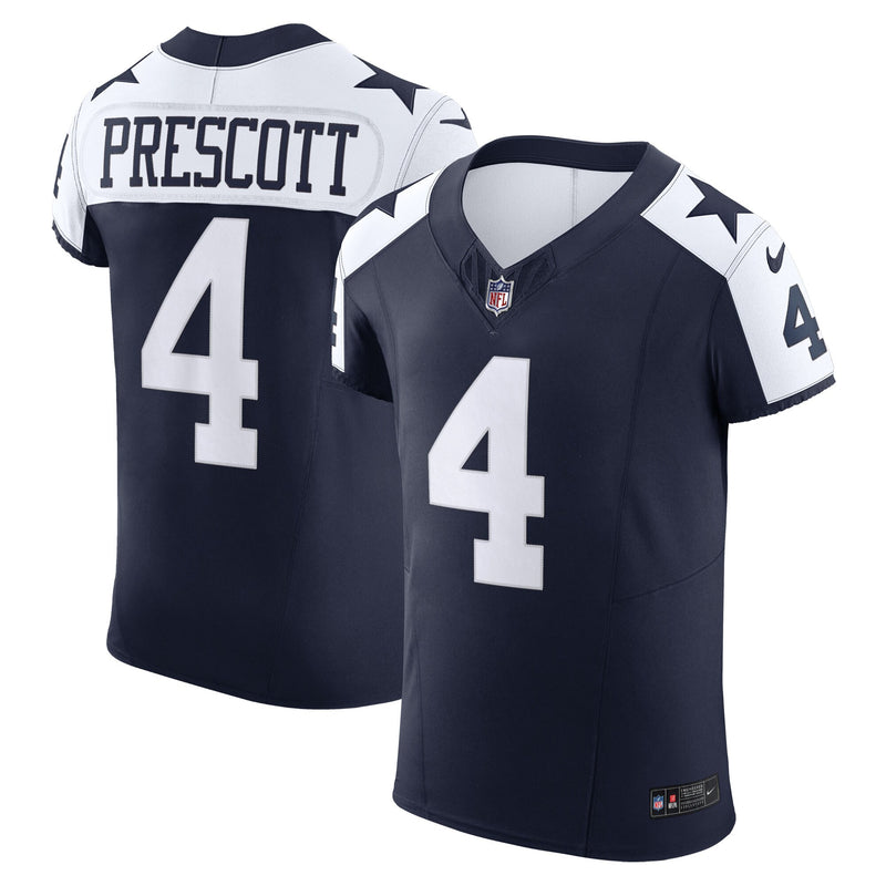 Dallas Cowboys Dak Prescott Nike Navy Alternate Vapor F.U.S.E. Elite Jersey