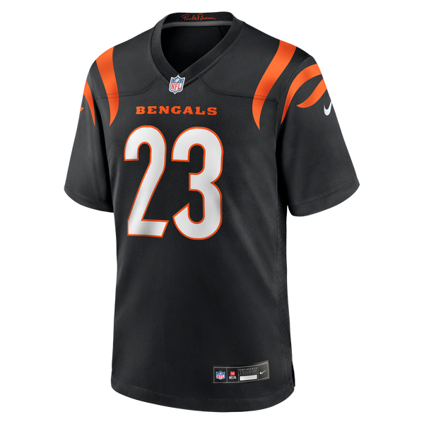 Cincinnati Bengals Daxton Hill Nike Black Player Game Jersey
