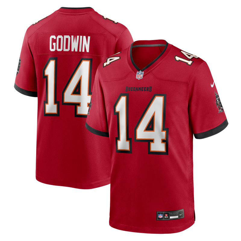 Tampa Bay Buccaneers Chris Godwin Nike Red Game Jersey