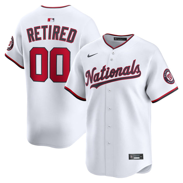 Washington Nationals Nike White Home Limited Pick-A-Player Retired Roster Jersey