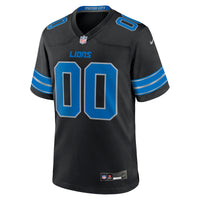 Detroit Lions Nike Black Alternate Custom Game Jersey