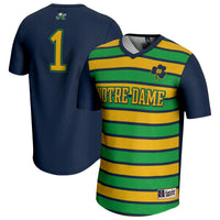 #1 Notre Dame Fighting Irish GameDay Greats Lightweight Soccer Fashion Jersey - Navy