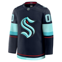 Seattle Kraken Fanatics Deep Sea Blue Home Premium Custom Jersey