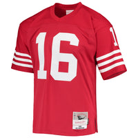 San Francisco 49ers Joe Montana Mitchell & Ness Scarlet Legacy Replica Jersey