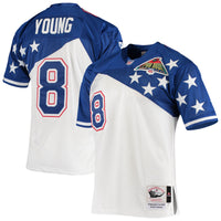 NFC Steve Young Mitchell & Ness White/Blue 1994 Pro Bowl Authentic Jersey