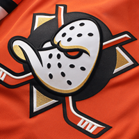 Anaheim Ducks Beckett Sennecke Fanatics Orange Home Premium Jersey