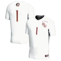 #1 Florida State Seminoles GameDay Greats Lightweight Collegiate Soccer Fashion Jersey - White