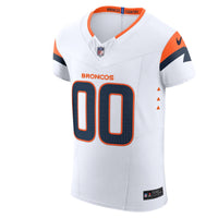 Denver Broncos Nike White Vapor F.U.S.E. Elite Custom Jersey