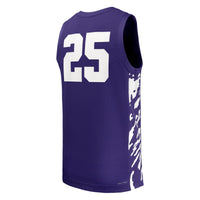 #25 Kansas State Wildcats Nike Replica Basketball Jersey - Purple