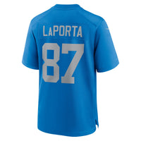 Detroit Lions Sam LaPorta Nike Blue Alternate Game Jersey