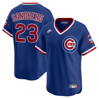 Chicago Cubs Ryne Sandberg Nike Royal Throwback Cooperstown Collection Limited Jersey