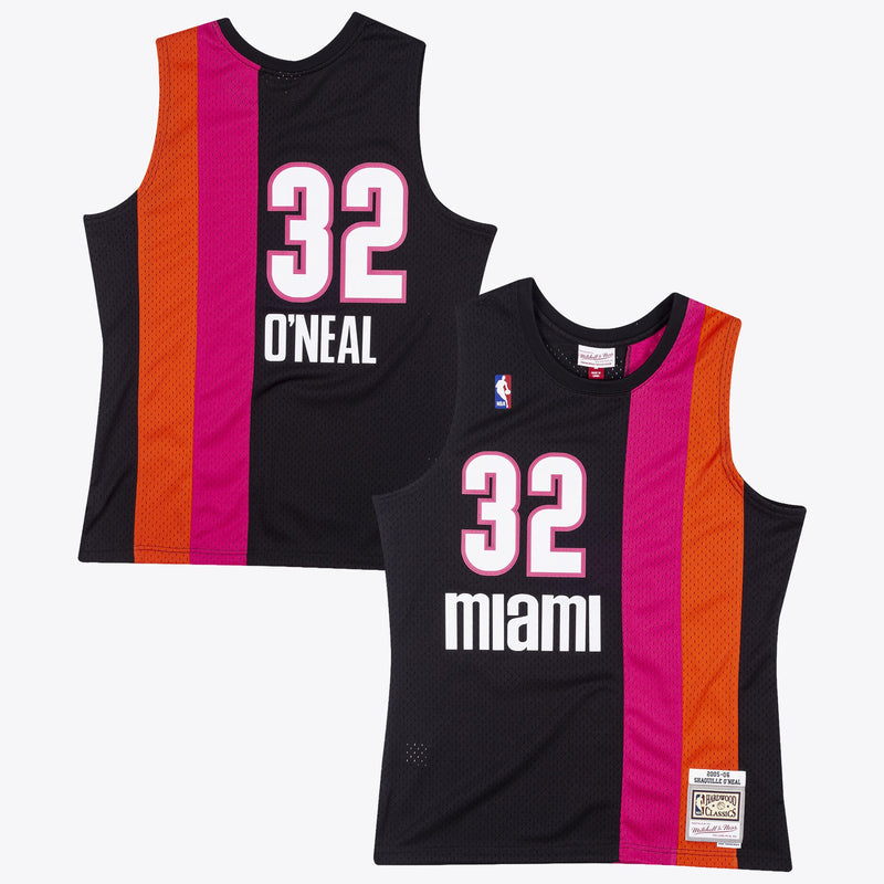 Miami Heat Mitchell & Ness Shaquille O'Neal 2005 Swingman Authentic Jersey - Black