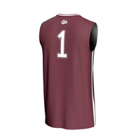 #1 Montana Grizzlies GameDay Greats Lightweight Basketball Fashion Jersey - Maroon