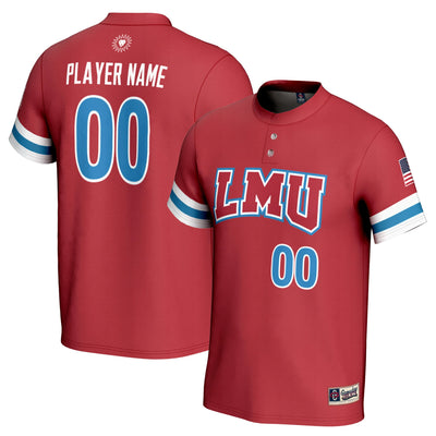 Loyola Marymount Lions GameDay Greats NIL Pick-A-Player Softball Lightweight Jersey - Crimson